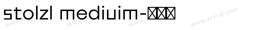 stolzl mediuim字体转换